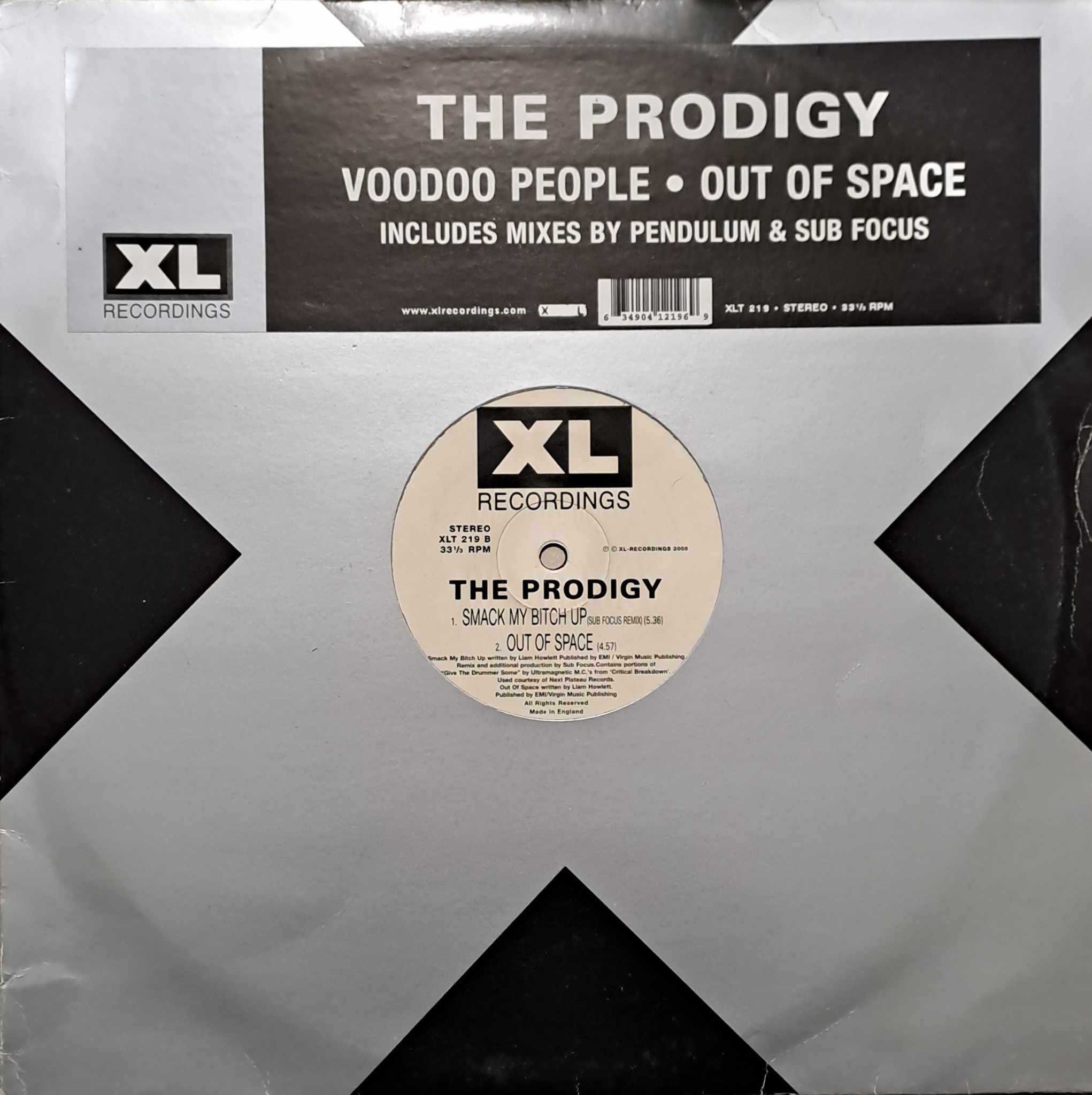 XL Recordings 219 - vinyle Breakbeat
